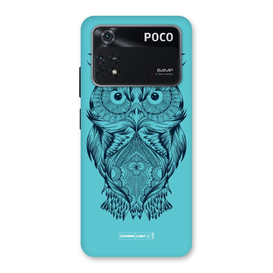 Designer Owl Back Case for Poco M4 Pro 4G