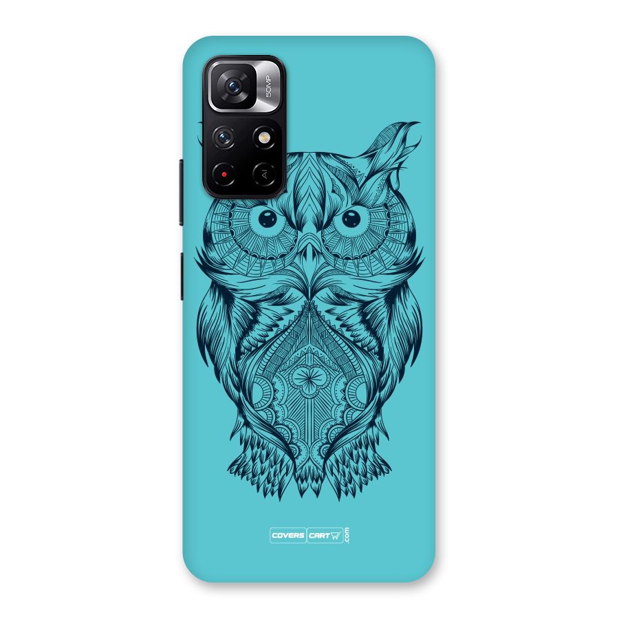 Designer Owl Back Case for Redmi Note 11T 5G
