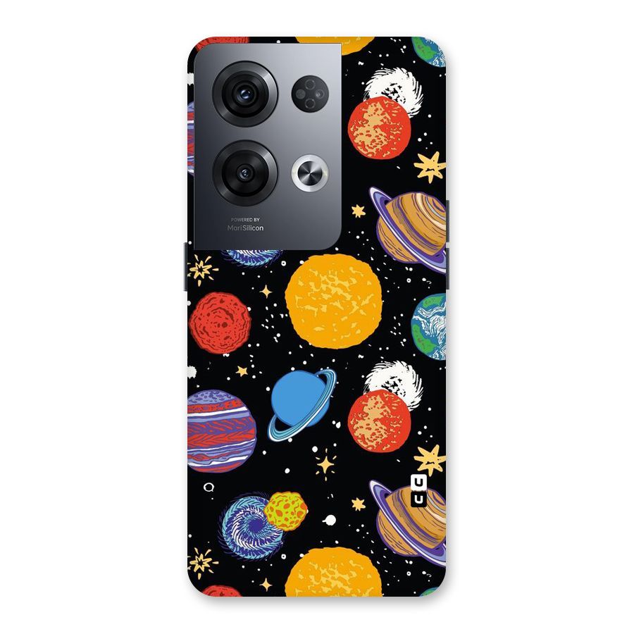 Designer Planets Back Case for Oppo Reno8 Pro 5G