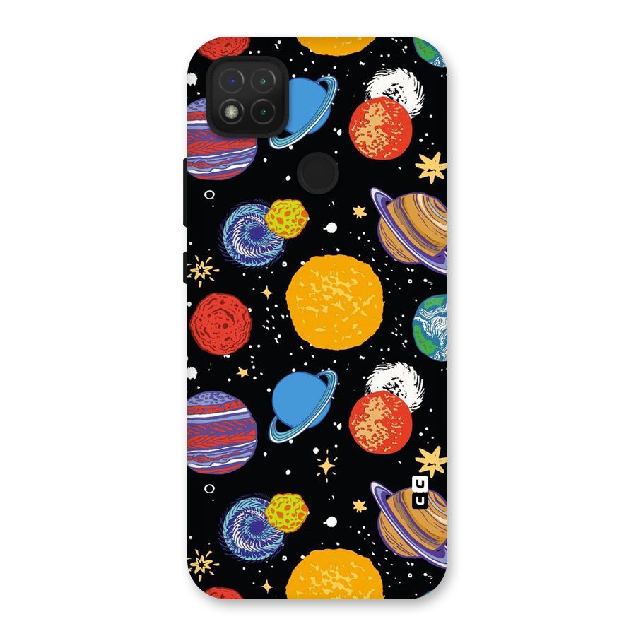 Designer Planets Back Case for Redmi 9 Activ