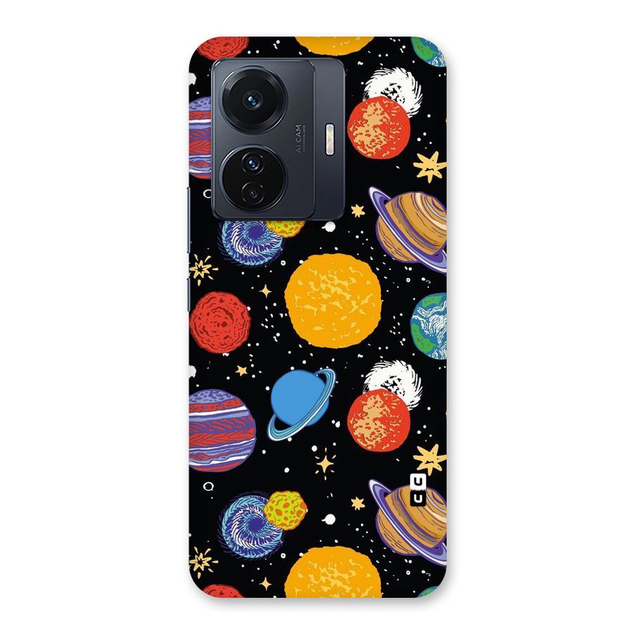Designer Planets Back Case for Vivo T1 Pro