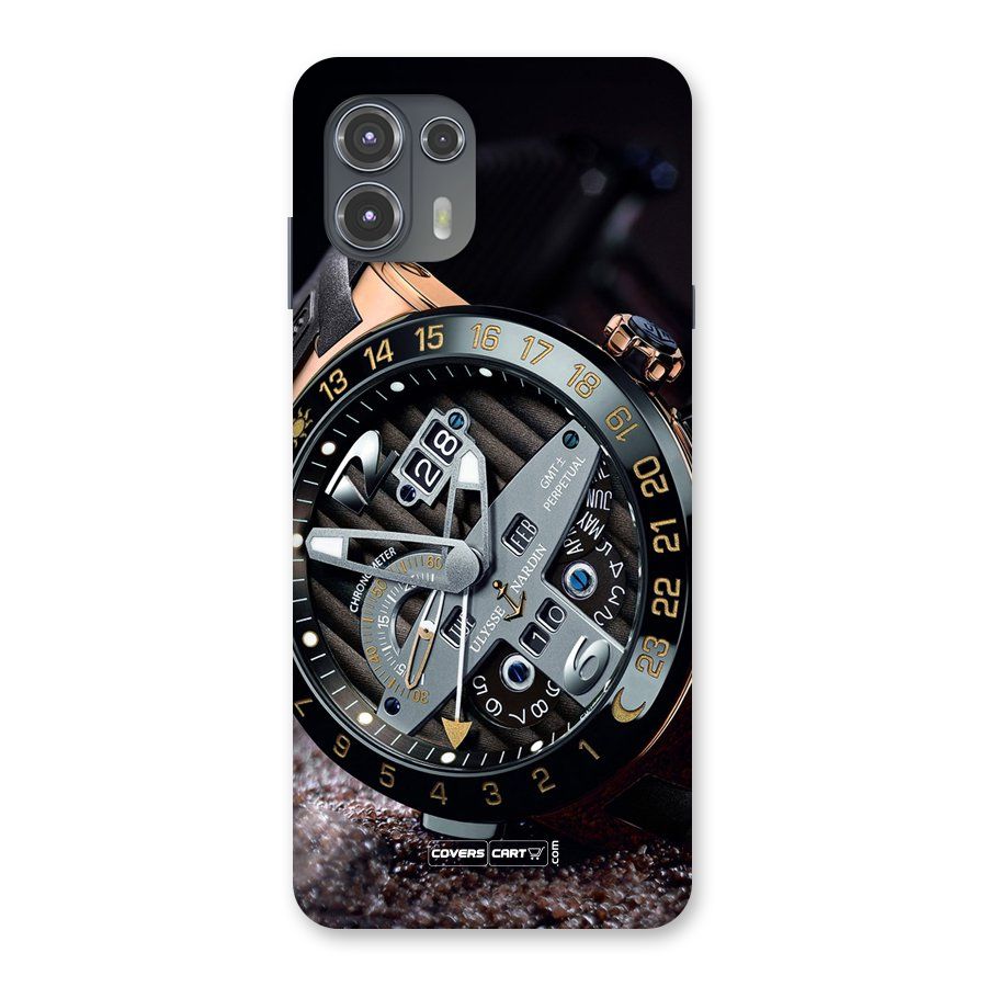 Designer Stylish Watch Back Case for Motorola Edge 20 Fusion