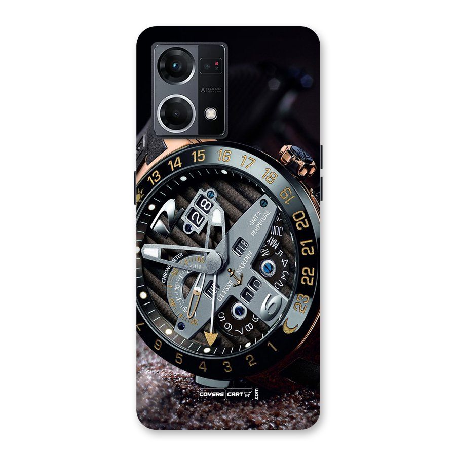 Designer Stylish Watch Glass Back Case for Oppo F21 Pro 5G