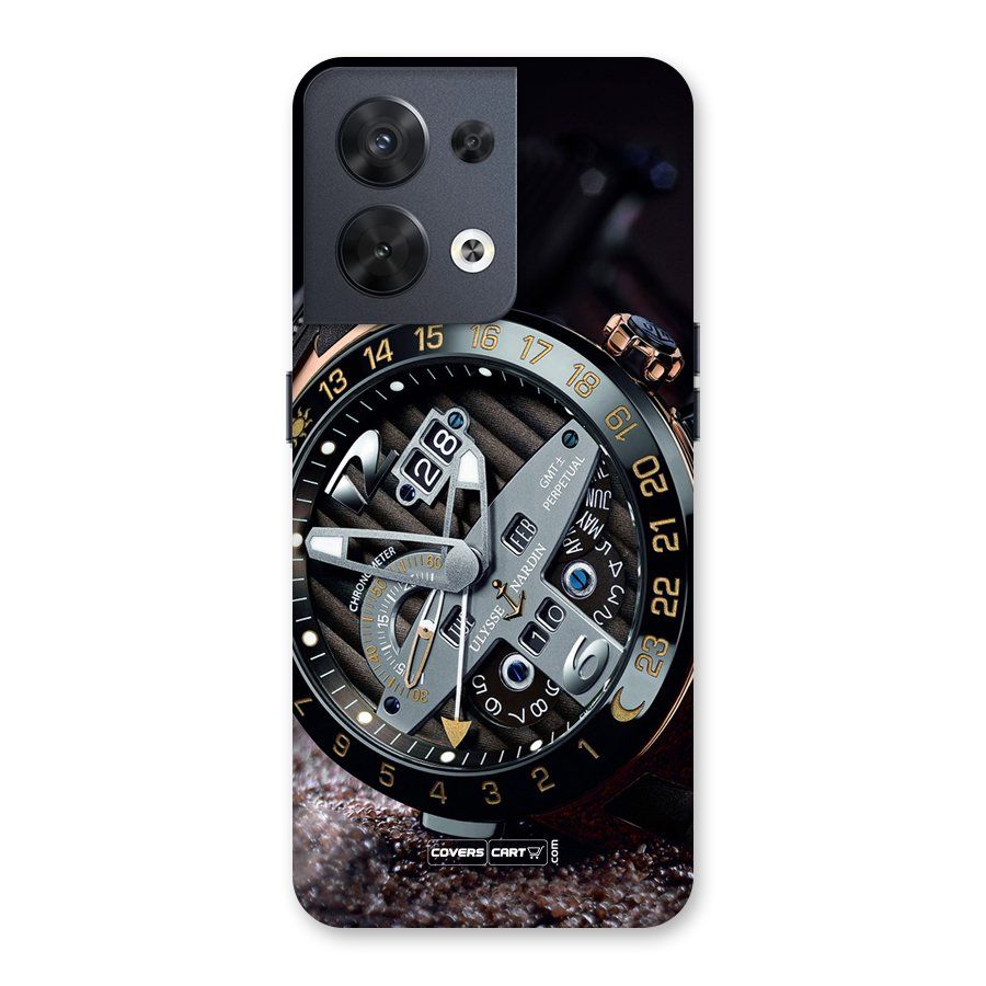 Designer Stylish Watch Back Case for Oppo Reno8 5G