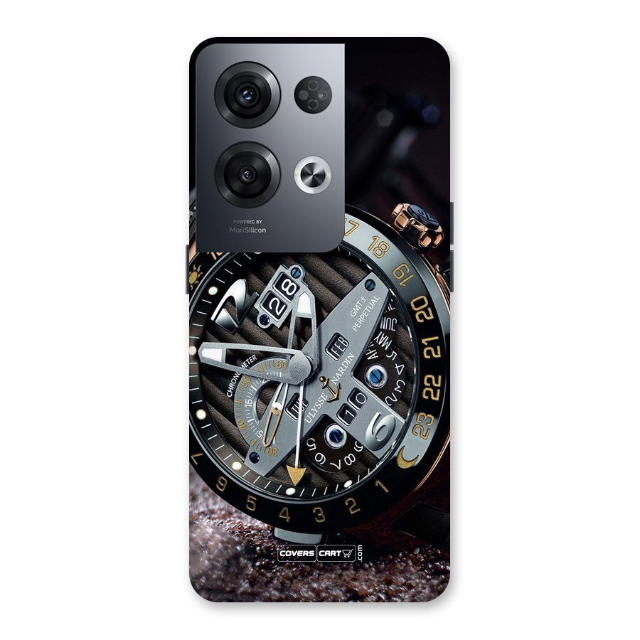 Designer Stylish Watch Back Case for Oppo Reno8 Pro 5G
