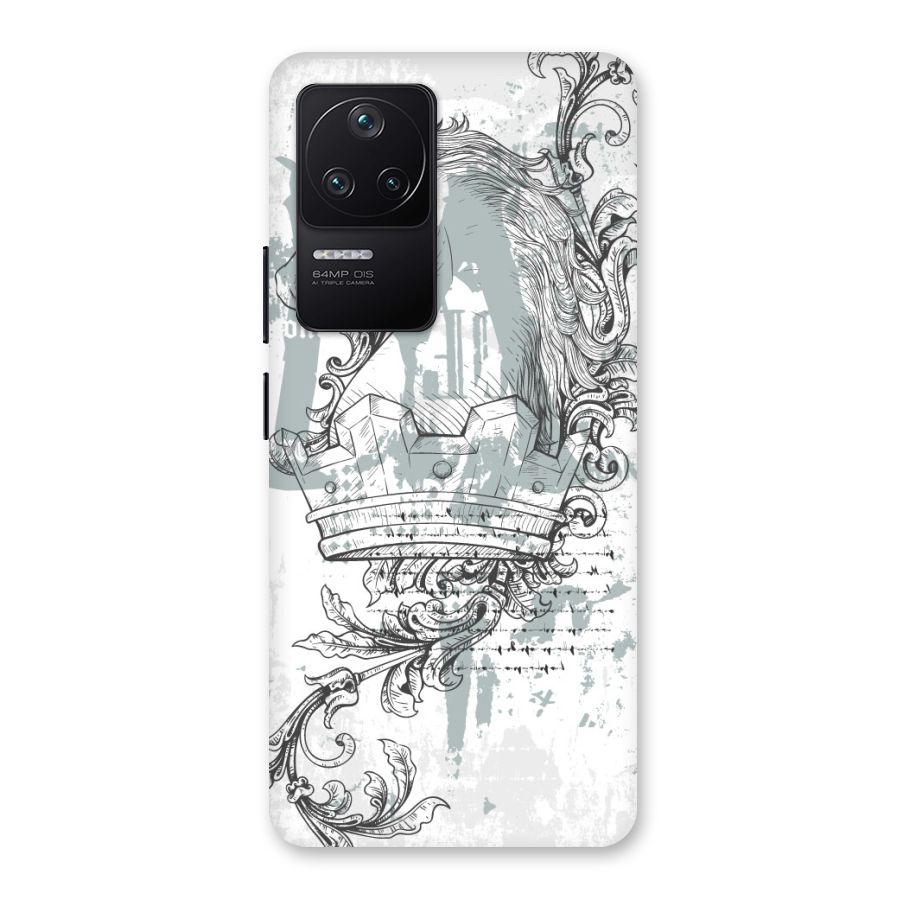 Designous Vintage Back Case for Poco F4 5G