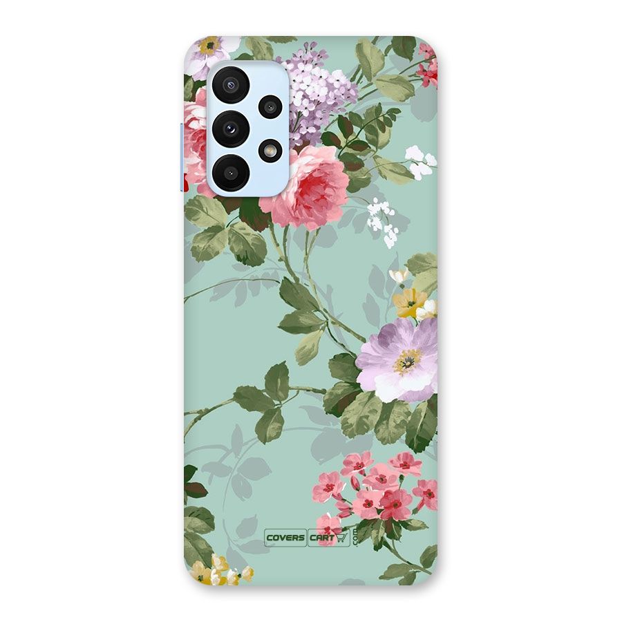 Desinger Floral Back Case for Galaxy A23