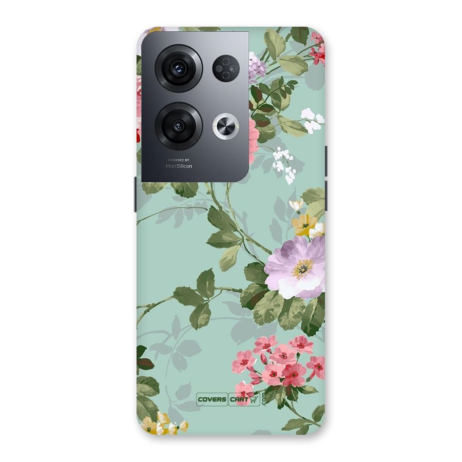 Desinger Floral Back Case for Oppo Reno8 Pro 5G