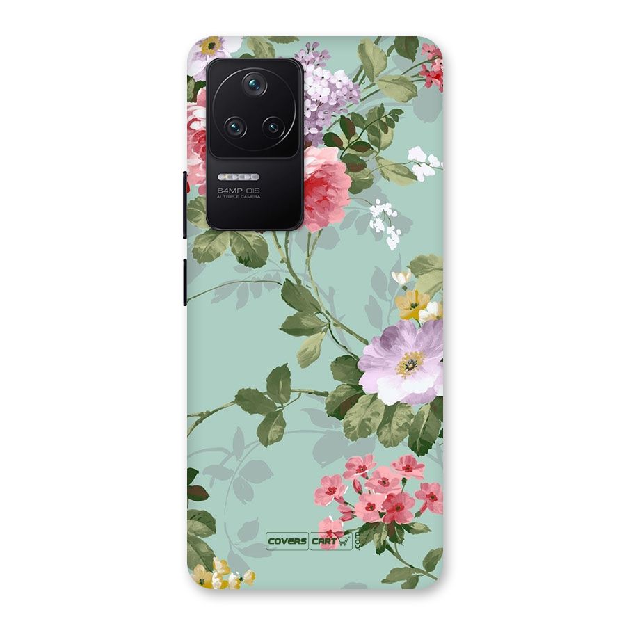 Desinger Floral Back Case for Poco F4 5G