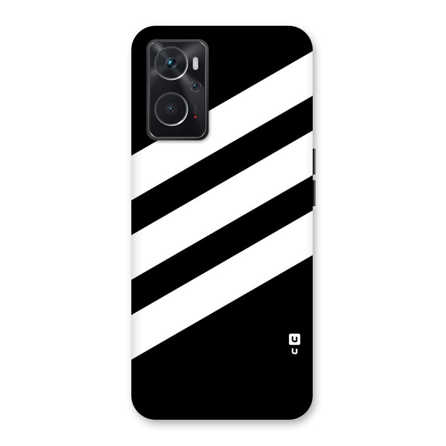 Diagonal Classic Stripes Back Case for Oppo K10 4G