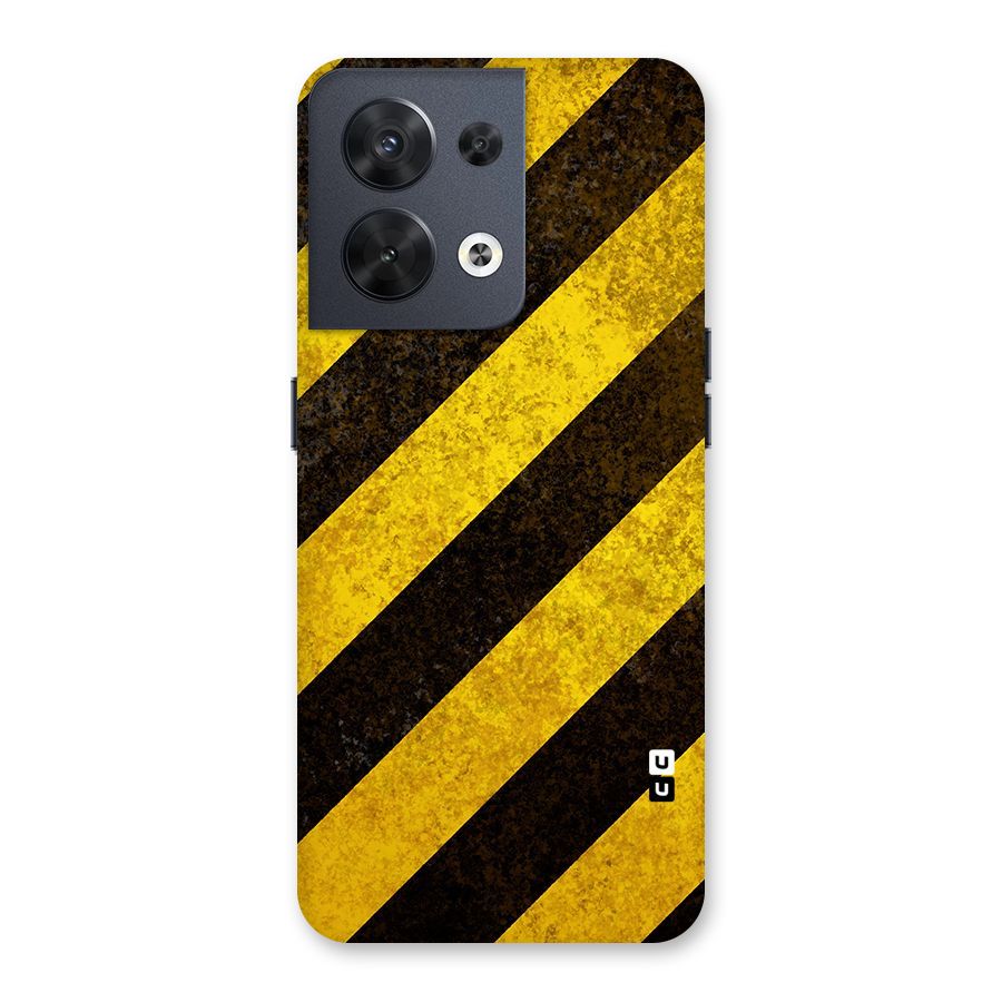 Diagonal Road Pattern Back Case for Oppo Reno8 5G