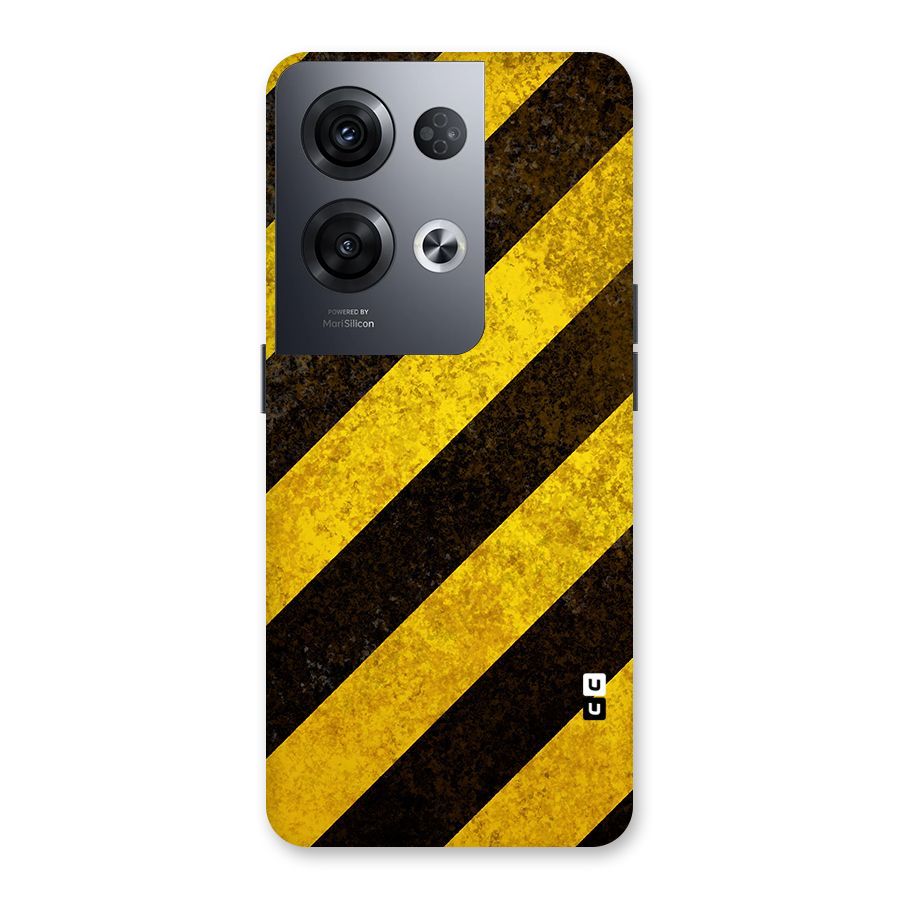 Diagonal Road Pattern Back Case for Oppo Reno8 Pro 5G