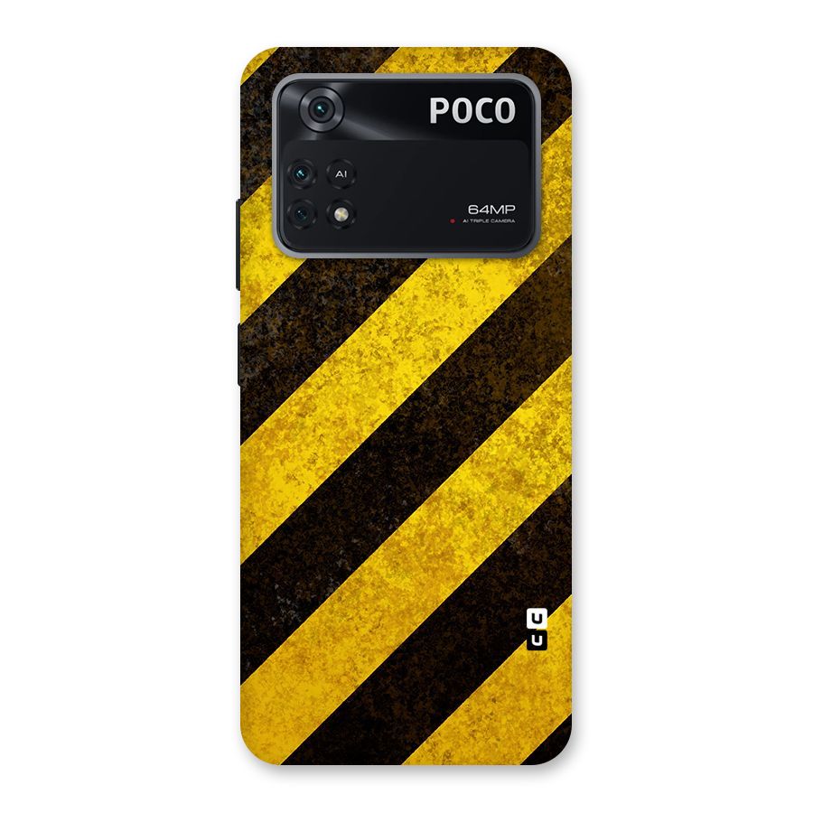 Diagonal Road Pattern Back Case for Poco M4 Pro 4G