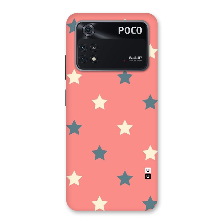 Diagonal Stars Back Case for Poco M4 Pro 4G
