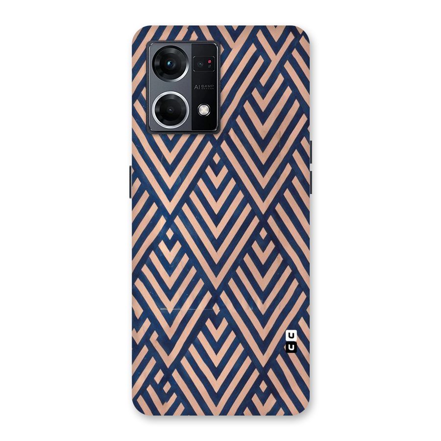 Diamond Blues Glass Back Case for Oppo F21 Pro 5G