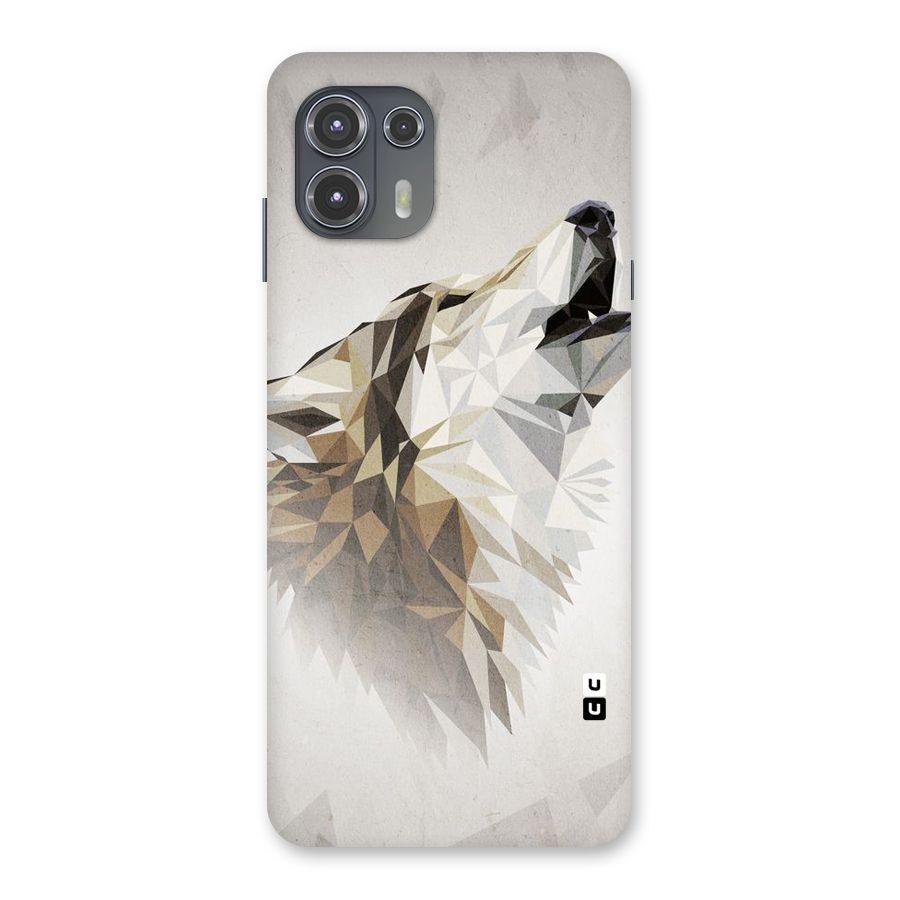 Diamond Wolf Back Case for Motorola Edge 20 Fusion