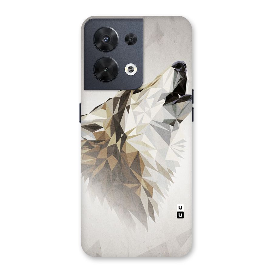 Diamond Wolf Back Case for Oppo Reno8 5G