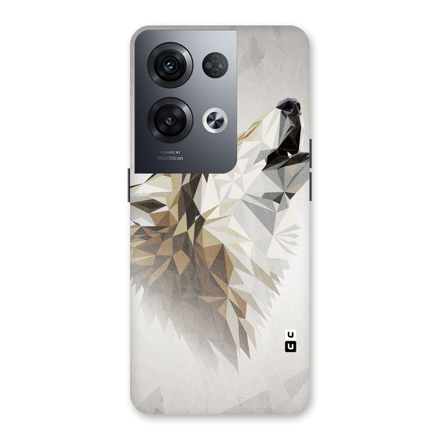 Diamond Wolf Back Case for Oppo Reno8 Pro 5G