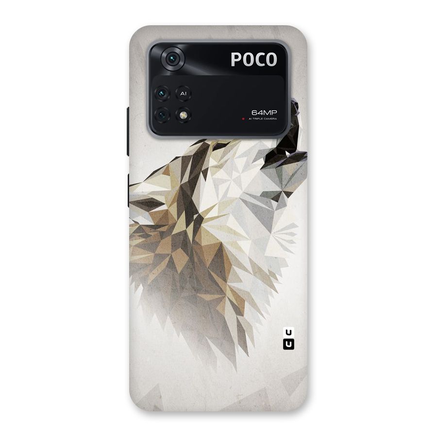 Diamond Wolf Back Case for Poco M4 Pro 4G