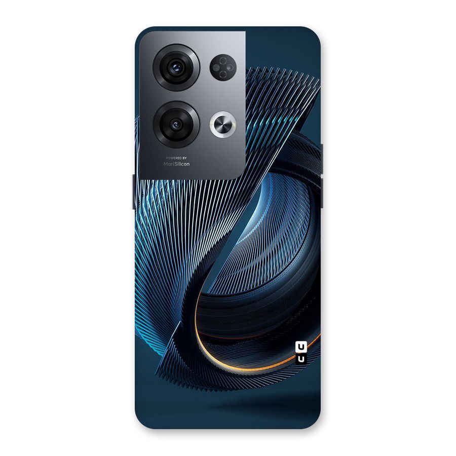 Digital Circle Pattern Back Case for Oppo Reno8 Pro 5G