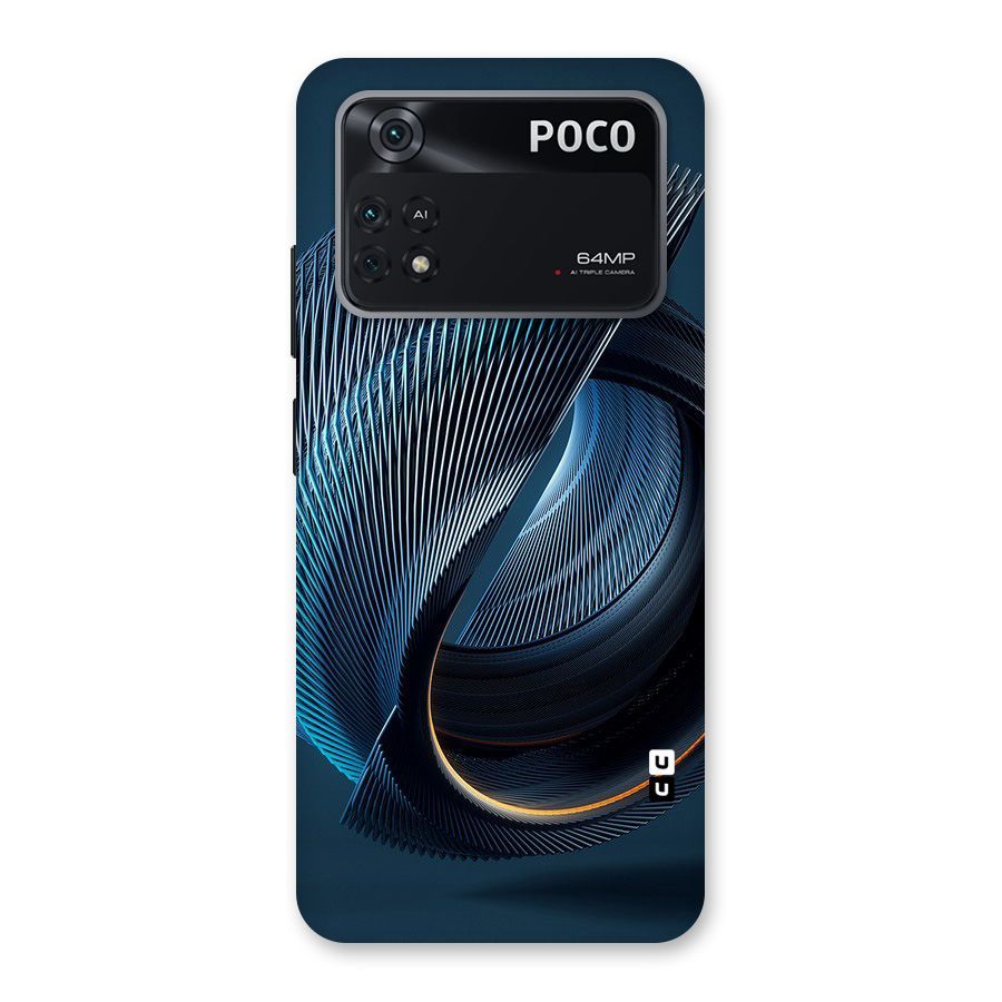 Digital Circle Pattern Back Case for Poco M4 Pro 4G