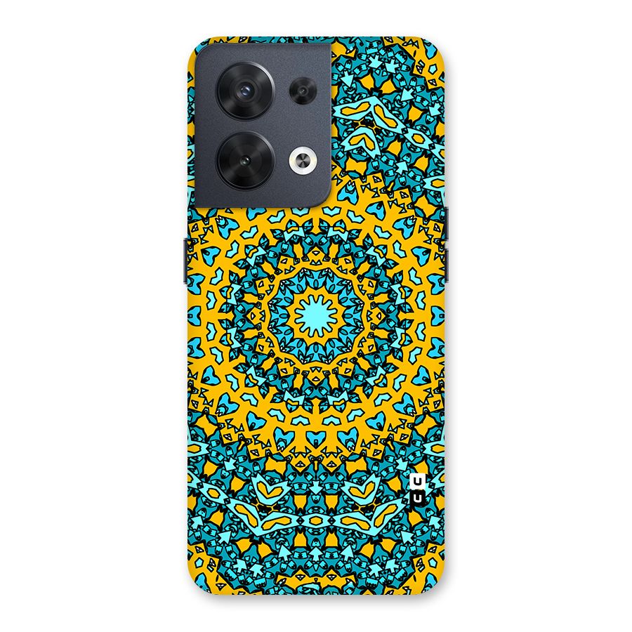 Digital Mandala Art Back Case for Oppo Reno8 5G