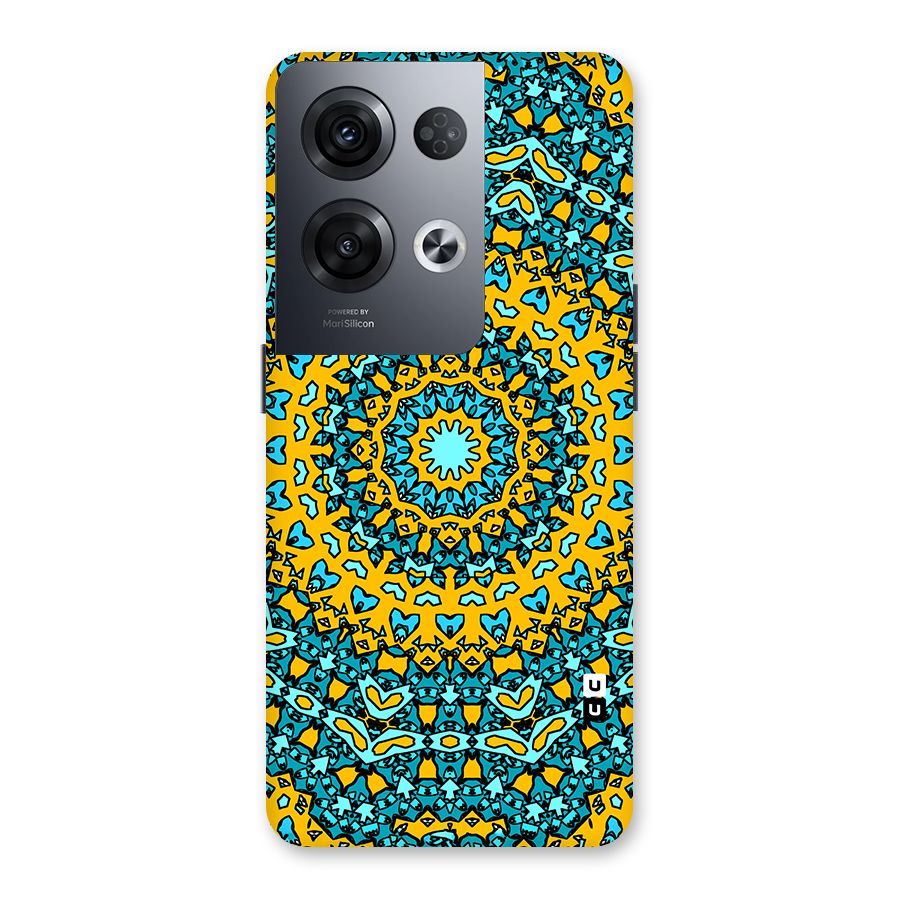 Digital Mandala Art Back Case for Oppo Reno8 Pro 5G