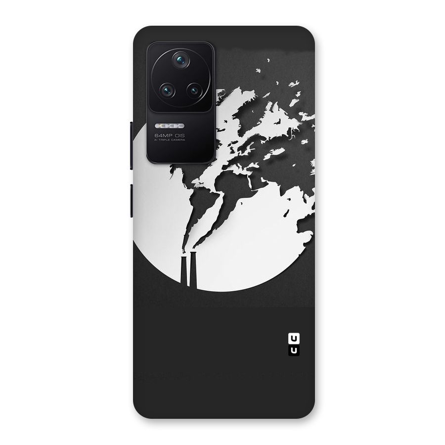 Disorted Design Black Back Case for Poco F4 5G