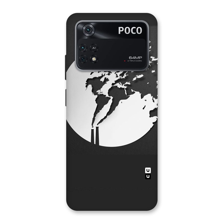 Disorted Design Black Back Case for Poco M4 Pro 4G