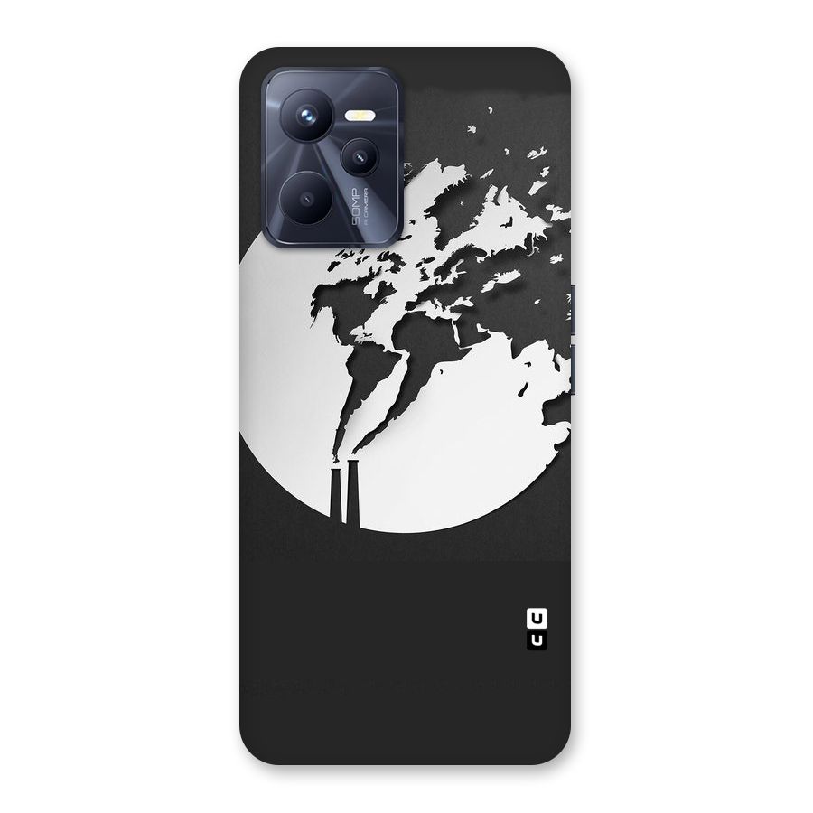 Disorted Design Black Back Case for Realme C35