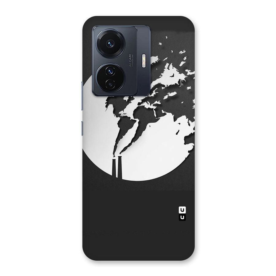 Disorted Design Black Back Case for Vivo T1 Pro