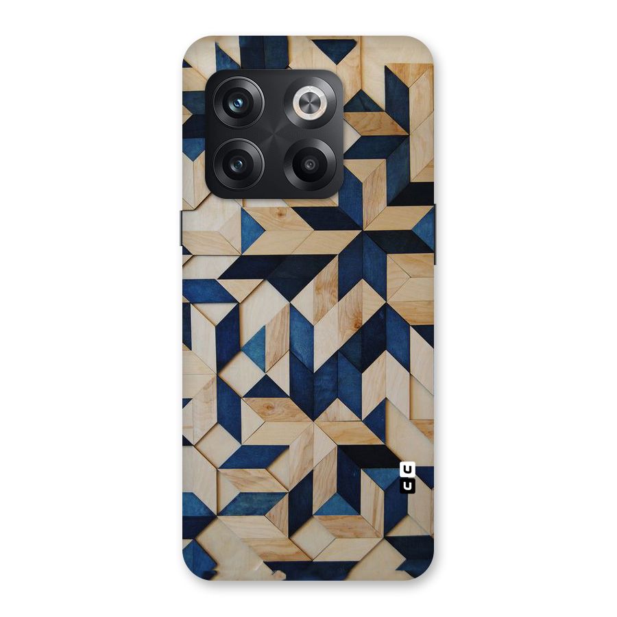 Disorted Wood Blue Back Case for OnePlus 10T
