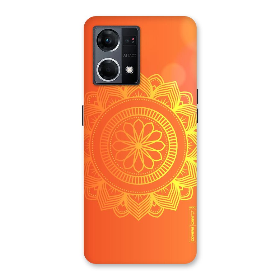 Diwali Rangoli Glass Back Case for Oppo F21 Pro 5G