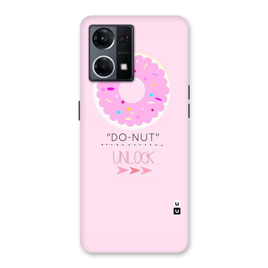 Do-Nut Unlock Glass Back Case for Oppo F21 Pro 5G