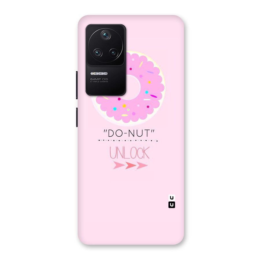 Do-Nut Unlock Back Case for Poco F4 5G