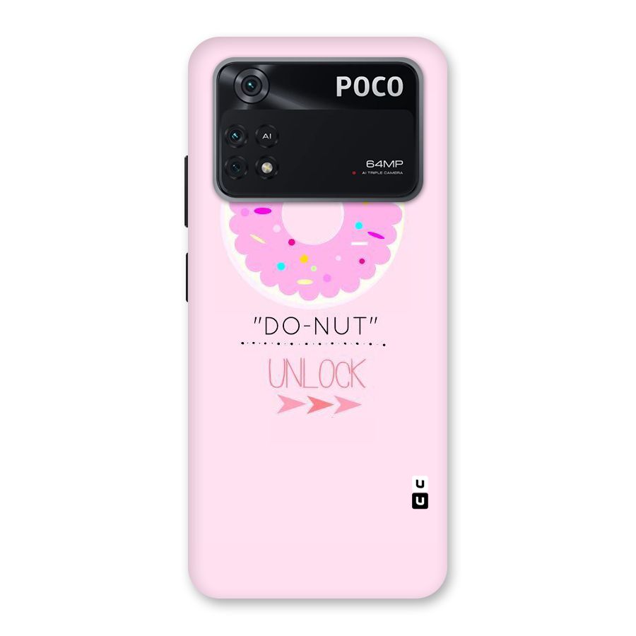 Do-Nut Unlock Back Case for Poco M4 Pro 4G
