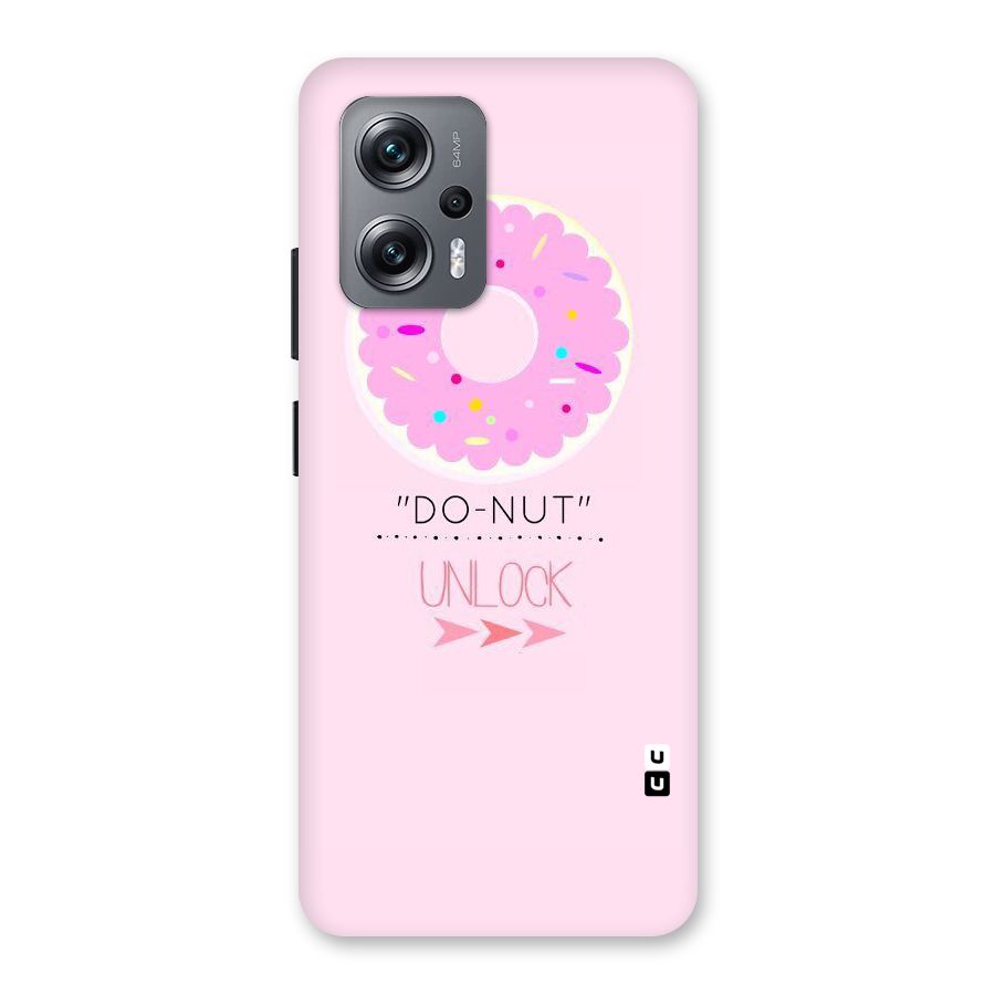 Do-Nut Unlock Back Case for Redmi K50i