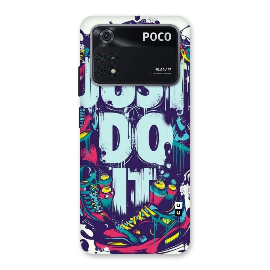 Do It Abstract Back Case for Poco M4 Pro 4G