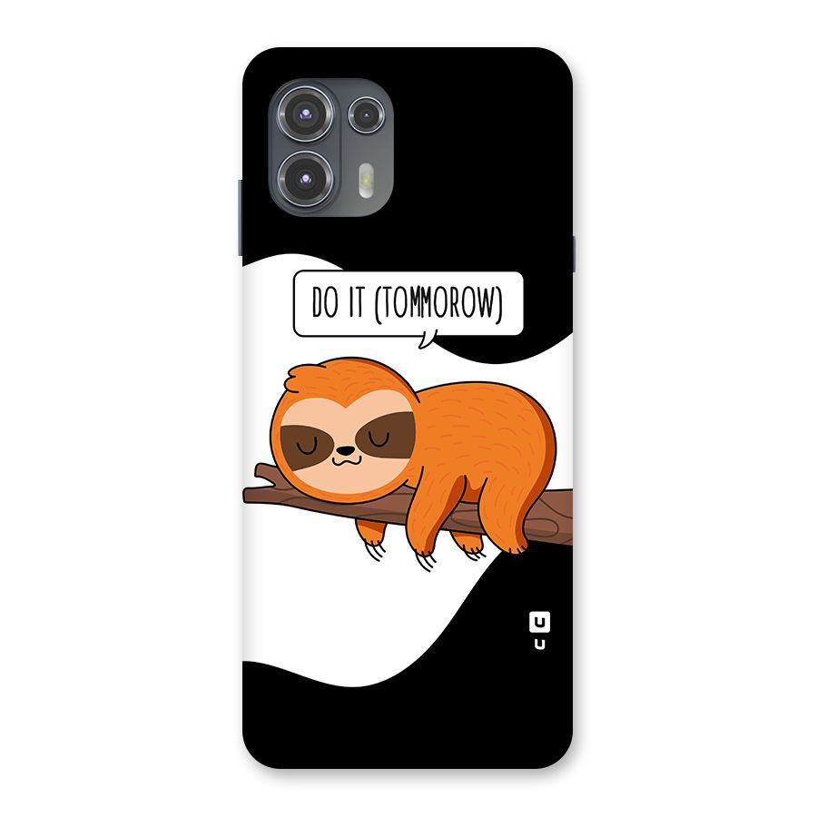 Do It Tommorow Back Case for Motorola Edge 20 Fusion