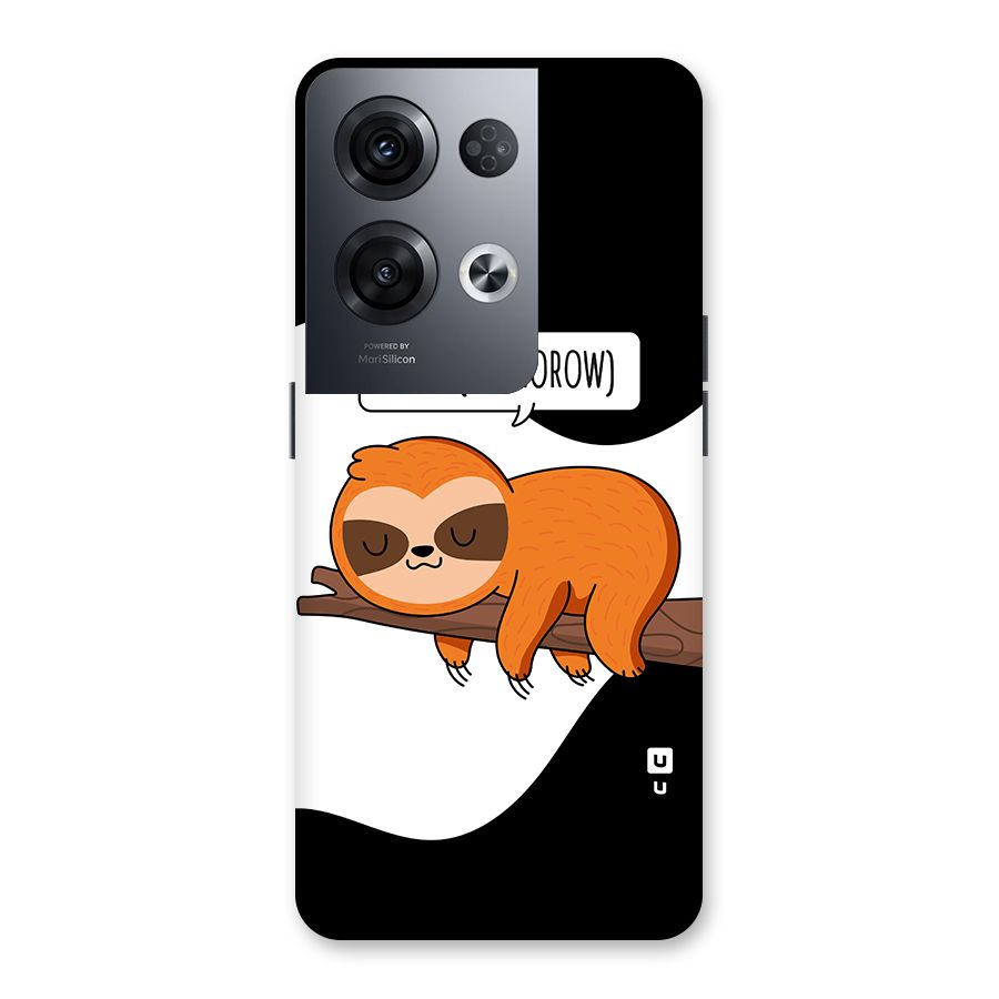 Do It Tommorow Back Case for Oppo Reno8 Pro 5G