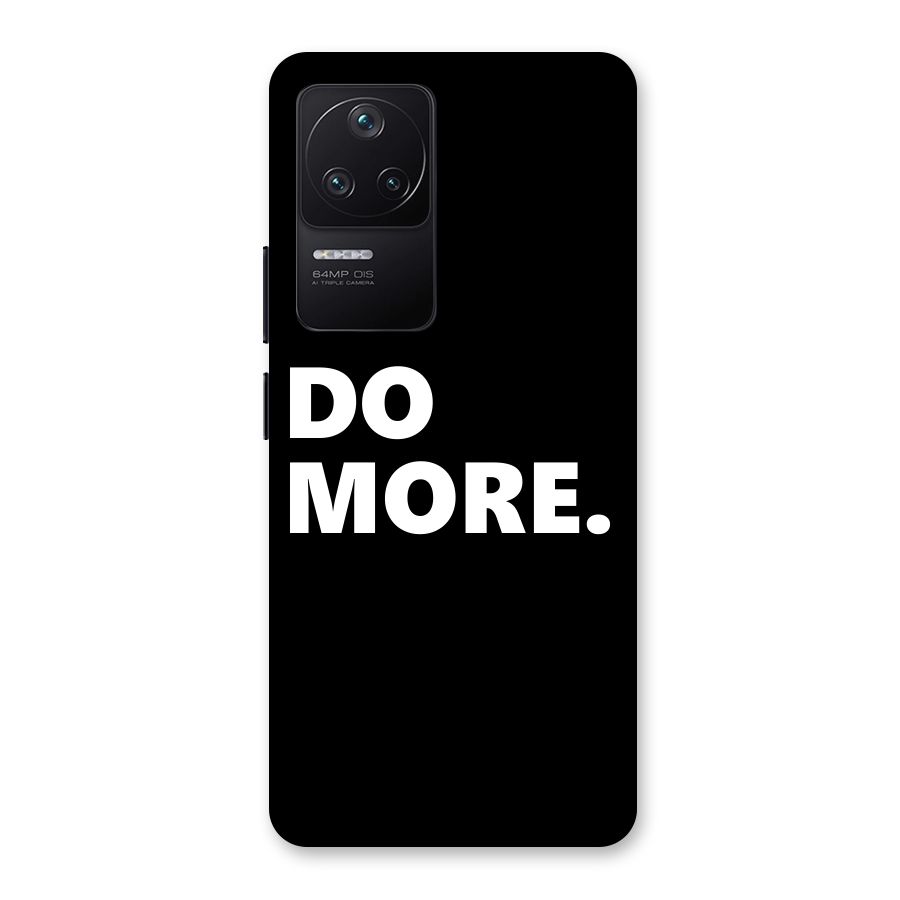 Do More Back Case for Poco F4 5G