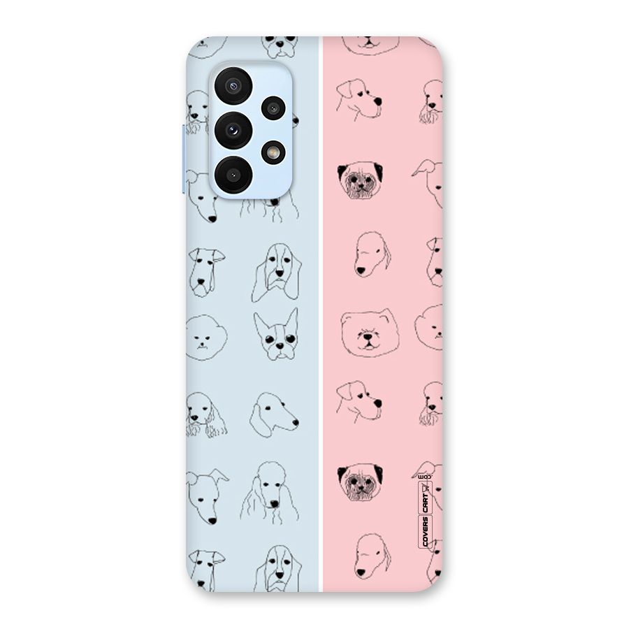 Dog Cat And Cow Back Case for Galaxy A23