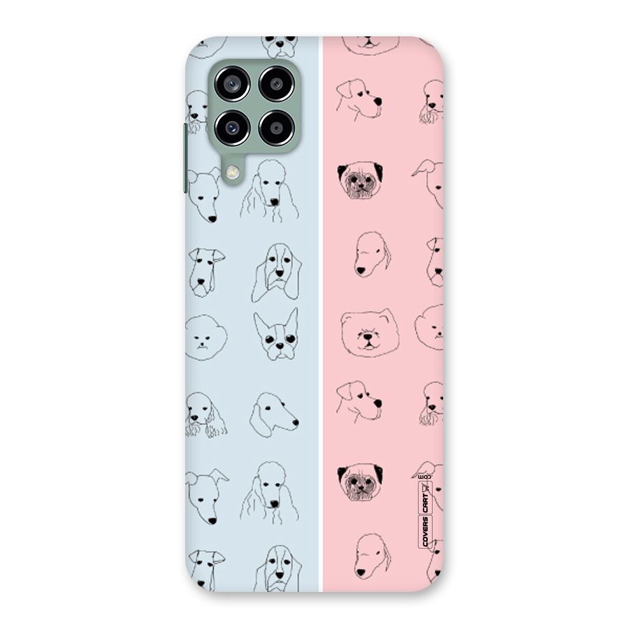 Dog Cat And Cow Back Case for Galaxy M33