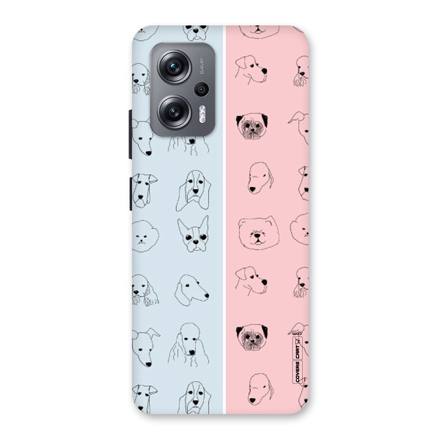 Dog Cat And Cow Back Case for Redmi K50i