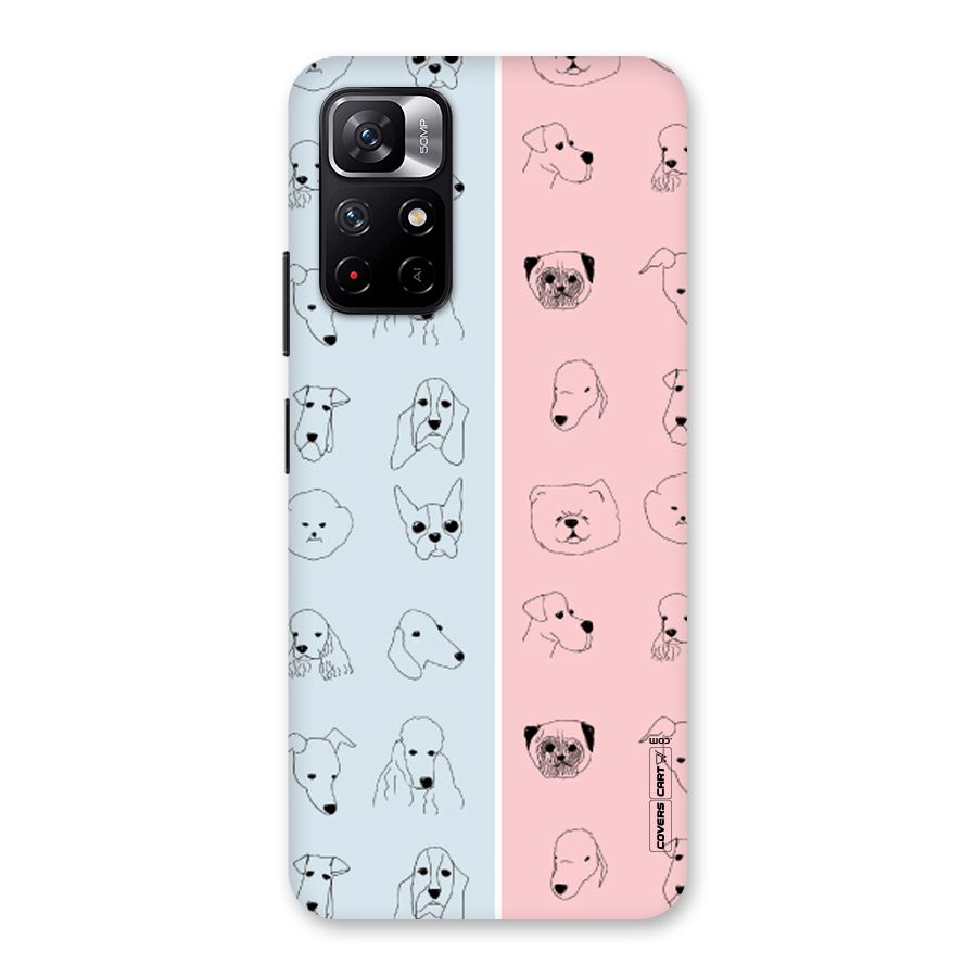Dog Cat And Cow Back Case for Redmi Note 11T 5G