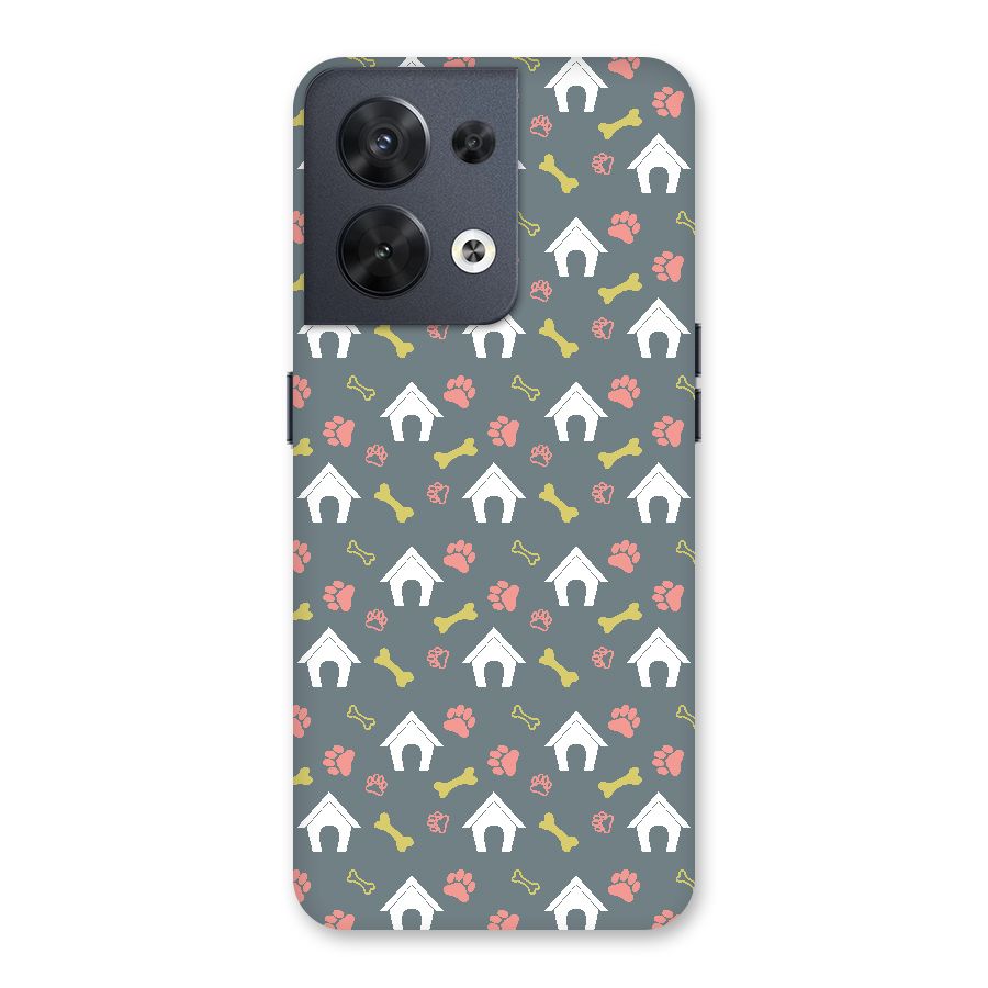 Dog Pattern Back Case for Oppo Reno8 5G