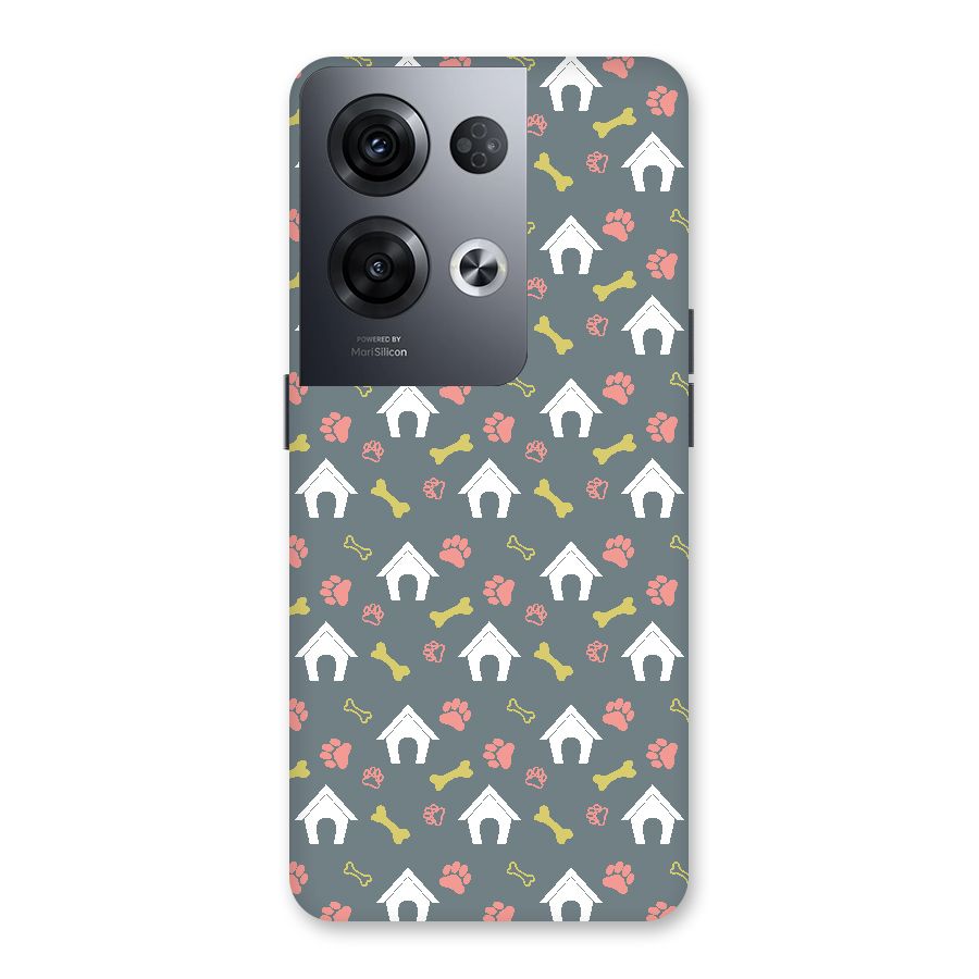 Dog Pattern Back Case for Oppo Reno8 Pro 5G