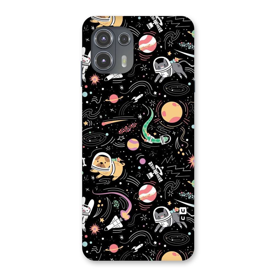 Dog Planetarium Back Case for Motorola Edge 20 Fusion