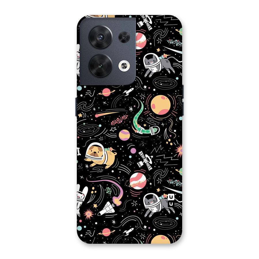 Dog Planetarium Back Case for Oppo Reno8 5G