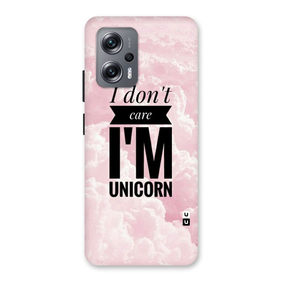 Dont Care Unicorn Back Case for Redmi K50i